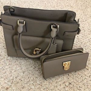 Michael Kors bag with matching wallet